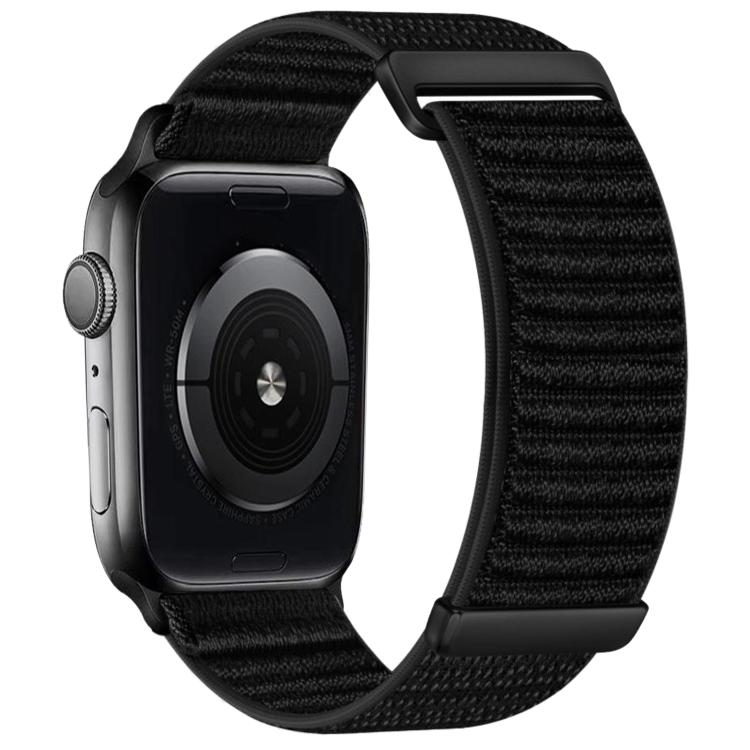 For Apple Watch 42mm / 41mm / 40mm / 38mm Two-section Mountain Pattern Hook And Loop Fastener Nylon Watch Band