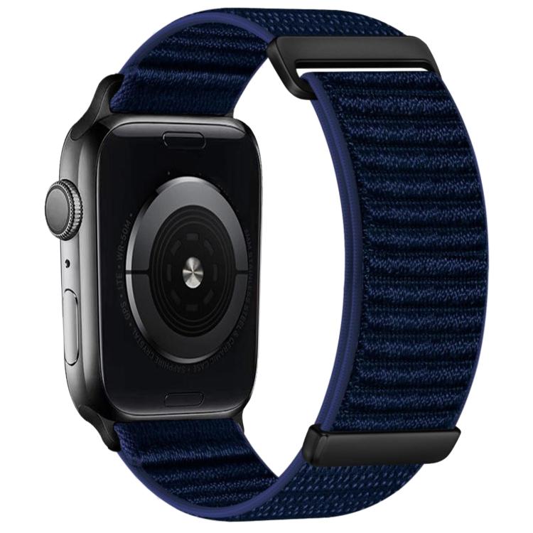 For Apple Watch 42mm / 41mm / 40mm / 38mm Two-section Mountain Pattern Hook And Loop Fastener Nylon Watch Band