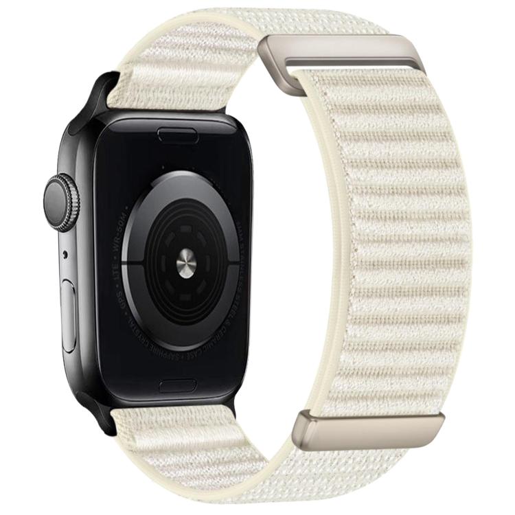 For Apple Watch 42mm / 41mm / 40mm / 38mm Two-section Mountain Pattern Hook And Loop Fastener Nylon Watch Band