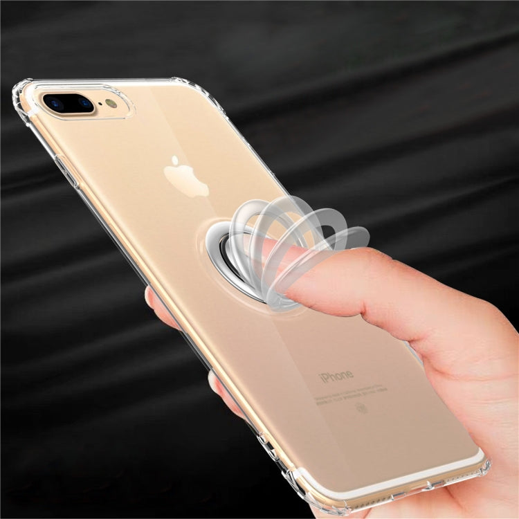 Ultra-thin TPU Protective Case for iPhone 7 plus / 8 plus , with 360 Degree Rotation Holder
