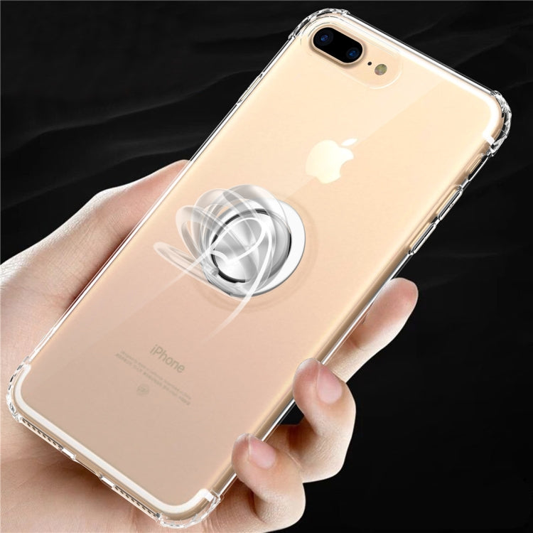 Ultra-thin TPU Protective Case for iPhone 7 plus / 8 plus , with 360 Degree Rotation Holder