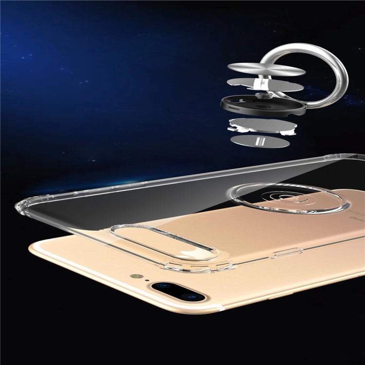 Ultra-thin TPU Protective Case for iPhone 7 plus / 8 plus , with 360 Degree Rotation Holder