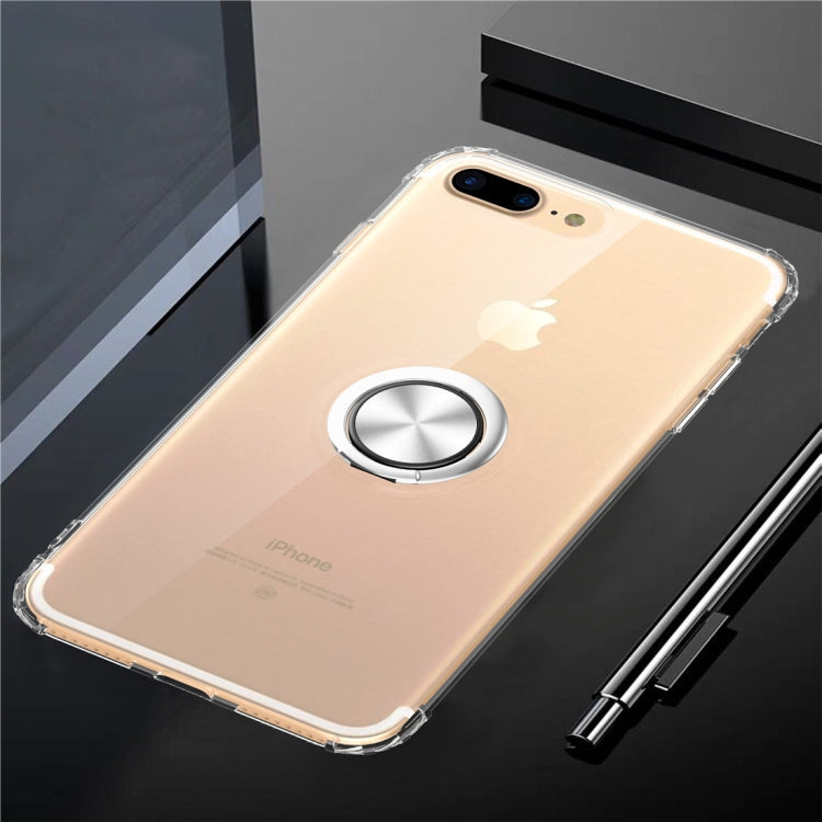 Ultra-thin TPU Protective Case for iPhone 7 plus / 8 plus , with 360 Degree Rotation Holder