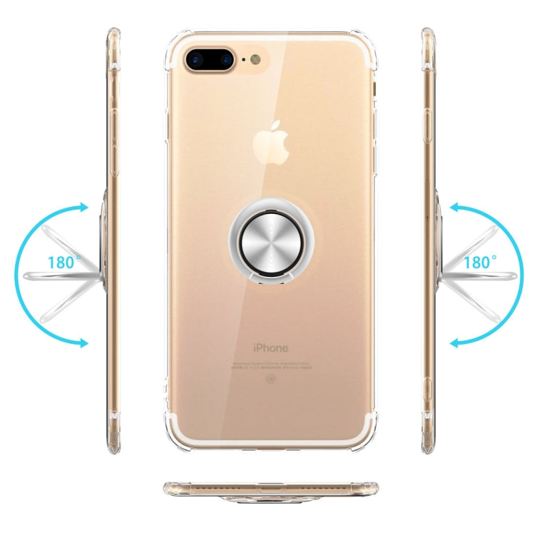 Ultra-thin TPU Protective Case for iPhone 7 plus / 8 plus , with 360 Degree Rotation Holder