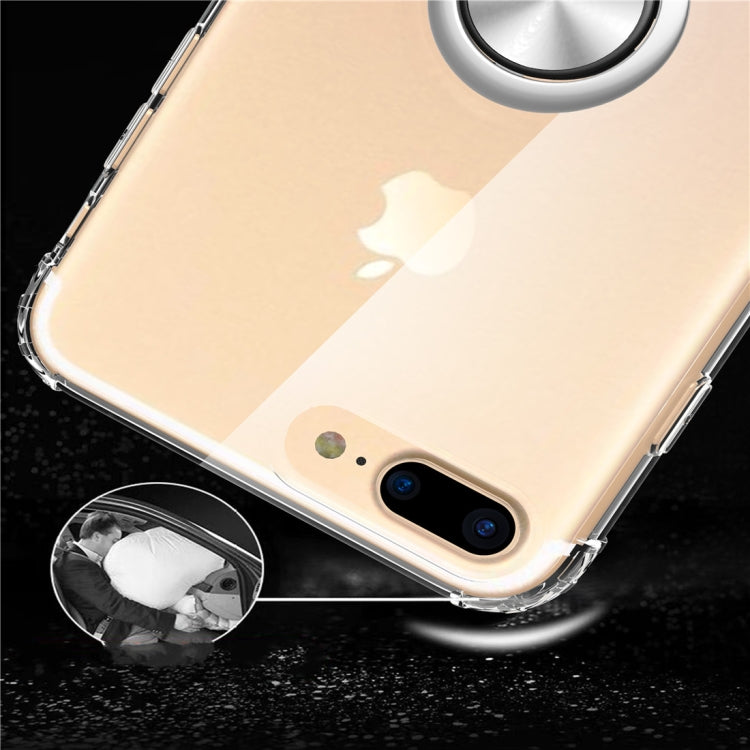 Ultra-thin TPU Protective Case for iPhone 7 plus / 8 plus , with 360 Degree Rotation Holder