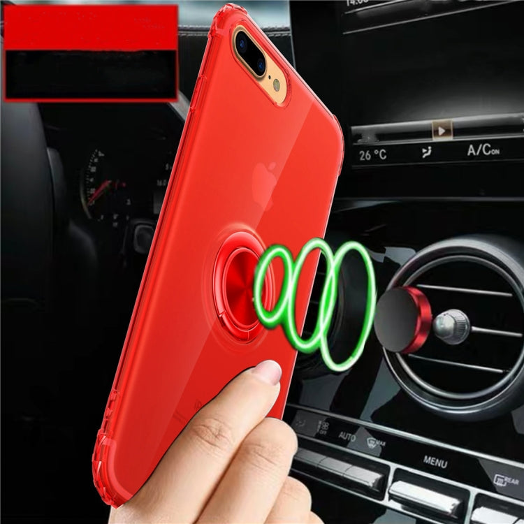 Ultra-thin TPU Protective Case for iPhone 7 plus / 8 plus , with 360 Degree Rotation Holder