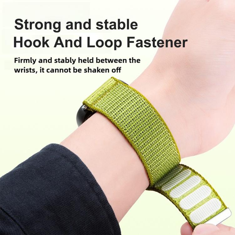 For Apple Watch 42mm / 41mm / 40mm / 38mm Two-section Mountain Pattern Hook And Loop Fastener Nylon Watch Band