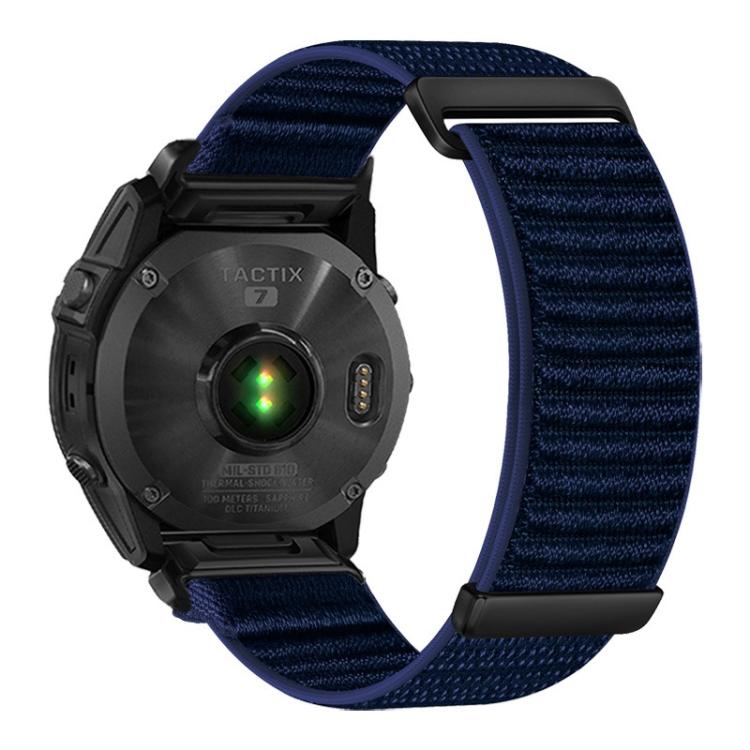 For Gamin 26mm Two-section Mountain Pattern Hook And Loop Fastener Nylon Watch Band