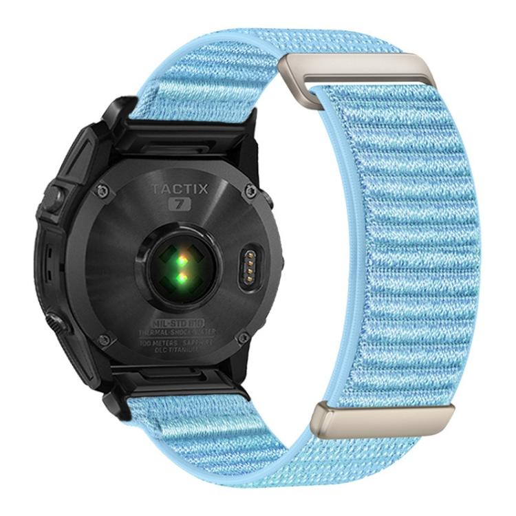 For Gamin 26mm Two-section Mountain Pattern Hook And Loop Fastener Nylon Watch Band