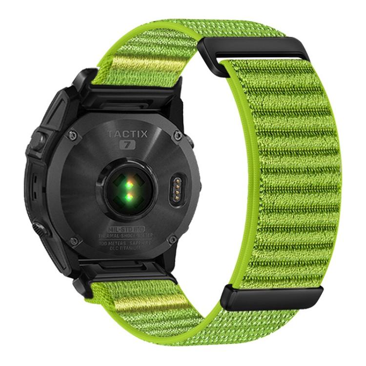 For Gamin 20mm Two-section Mountain Pattern Hook And Loop Fastener Nylon Watch Band