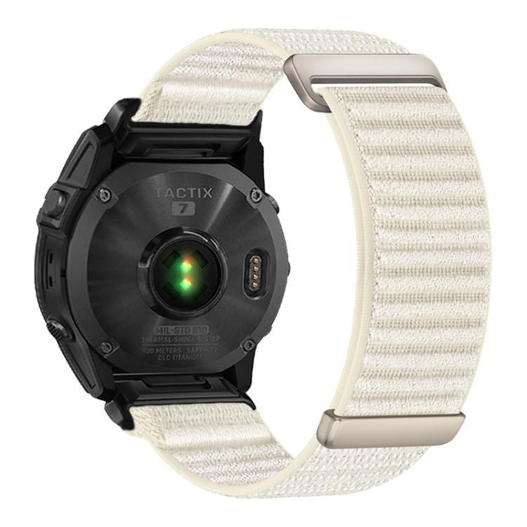 For Gamin 20mm Two-section Mountain Pattern Hook And Loop Fastener Nylon Watch Band