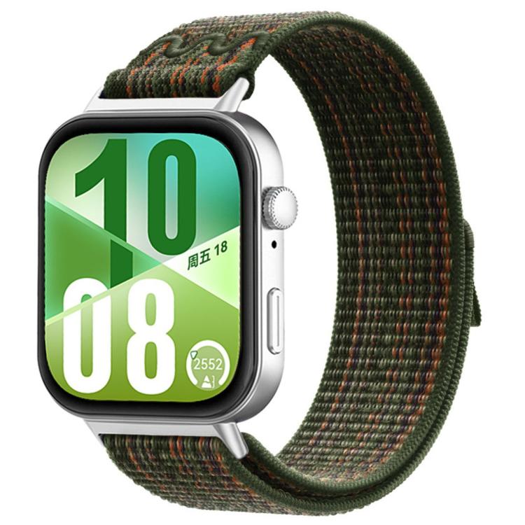 For Huawei Watch Fit 5 / Fit 5 Pro / Fit 4 Nylon Woven Hook And Loop Fastener Watch Band