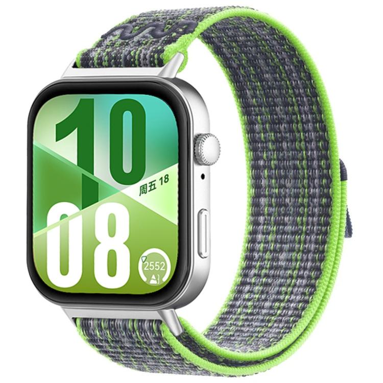 For Huawei Watch Fit 5 / Fit 5 Pro / Fit 4 Nylon Woven Hook And Loop Fastener Watch Band