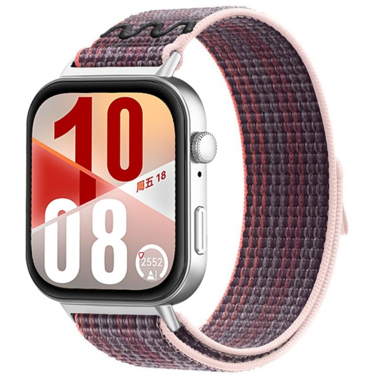 For Huawei Watch Fit 5 / Fit 5 Pro / Fit 4 Nylon Woven Hook And Loop Fastener Watch Band