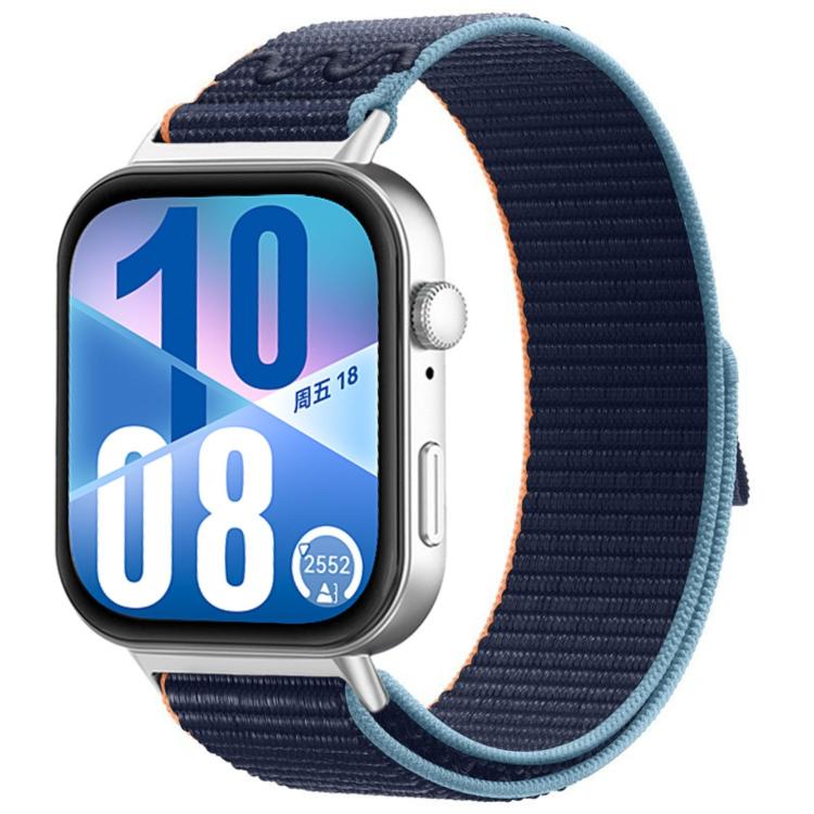 For Huawei Watch Fit 5 / Fit 5 Pro / Fit 4 Nylon Woven Hook And Loop Fastener Watch Band
