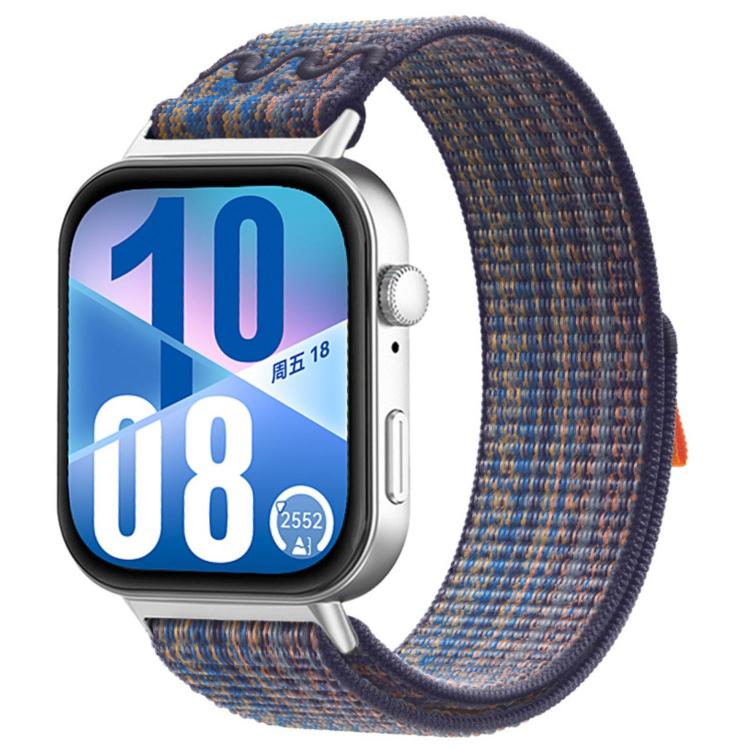 For Huawei Watch Fit 5 / Fit 5 Pro / Fit 4 Nylon Woven Hook And Loop Fastener Watch Band
