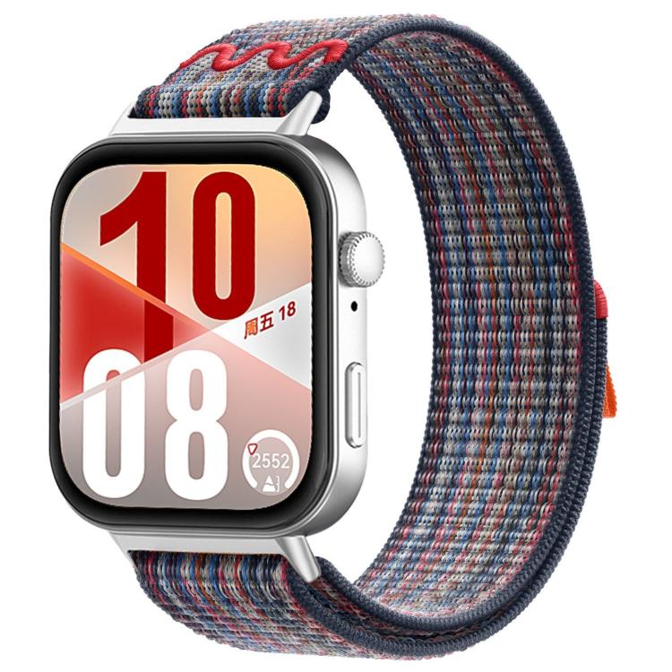 For Huawei Watch Fit 5 / Fit 5 Pro / Fit 4 Nylon Woven Hook And Loop Fastener Watch Band