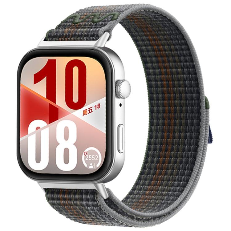 For Huawei Watch Fit 5 / Fit 5 Pro / Fit 4 Nylon Woven Hook And Loop Fastener Watch Band