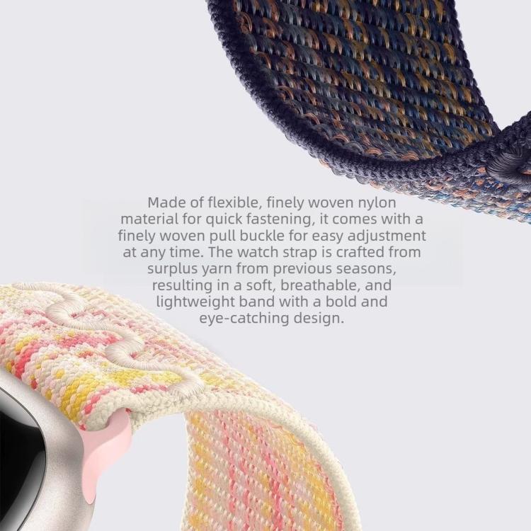 For Huawei Watch Fit 5 / Fit 5 Pro / Fit 4 Nylon Woven Hook And Loop Fastener Watch Band