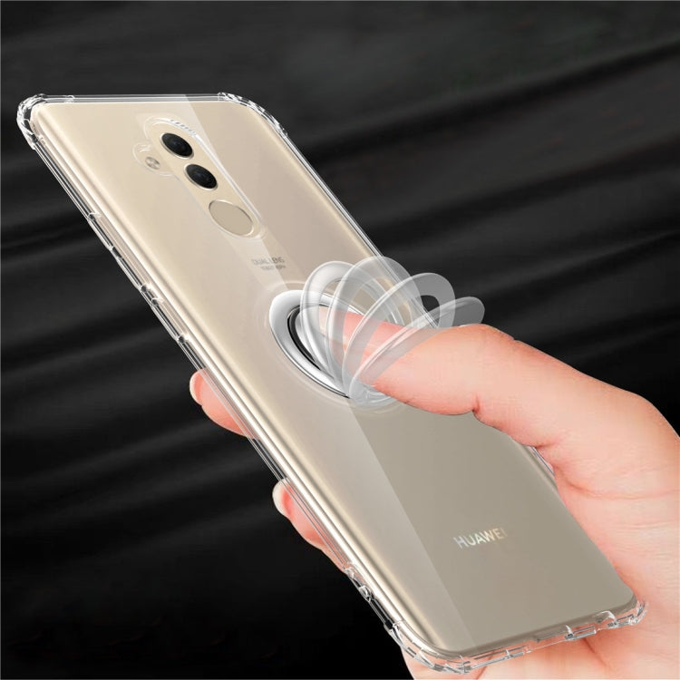 Ultra-thin TPU Protective Case for Huawei mate 20 Lite / Maimang 7, with 360 Degree Rotation Holder