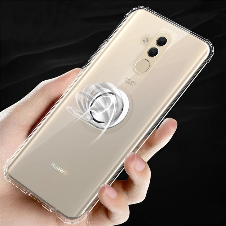 Ultra-thin TPU Protective Case for Huawei mate 20 Lite / Maimang 7, with 360 Degree Rotation Holder