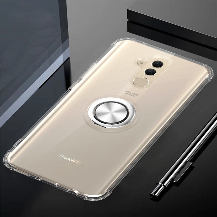 Ultra-thin TPU Protective Case for Huawei mate 20 Lite / Maimang 7, with 360 Degree Rotation Holder