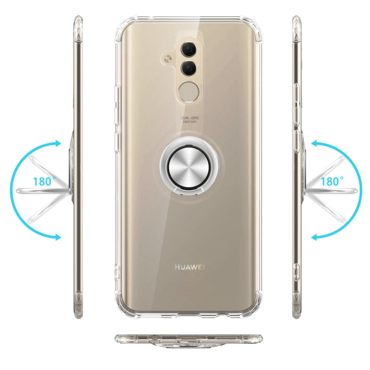 Ultra-thin TPU Protective Case for Huawei mate 20 Lite / Maimang 7, with 360 Degree Rotation Holder