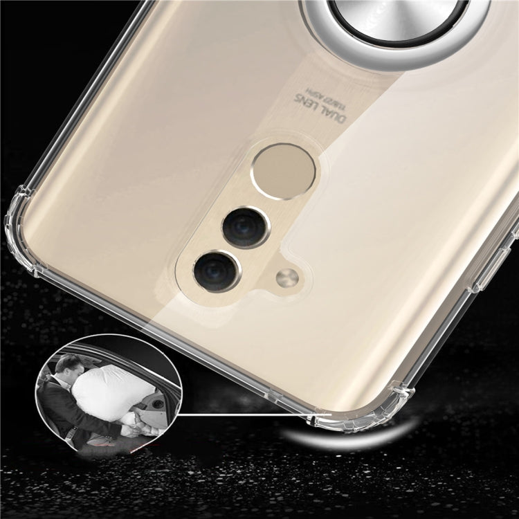 Ultra-thin TPU Protective Case for Huawei mate 20 Lite / Maimang 7, with 360 Degree Rotation Holder