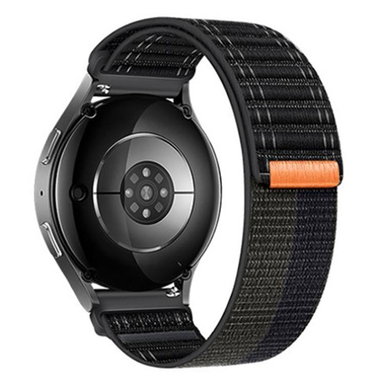 20mm Wave Texture Nylon Hook And Loop Fastener Watch Band