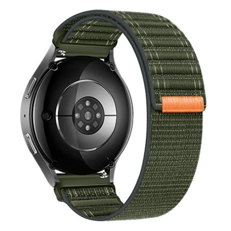 20mm Wave Texture Nylon Hook And Loop Fastener Watch Band