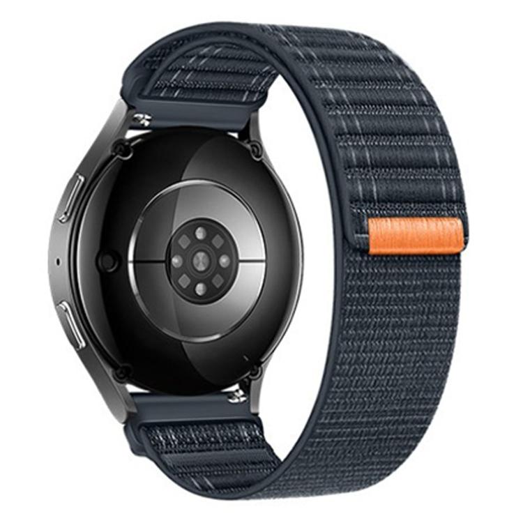 20mm Wave Texture Nylon Hook And Loop Fastener Watch Band