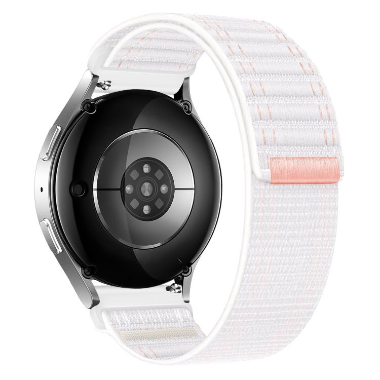 20mm Wave Texture Nylon Hook And Loop Fastener Watch Band