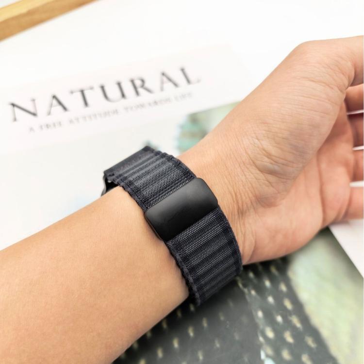 For Samsung Galaxy Watch Ultra 47mm / Ultra 2025 Off Road Magnetic Buckle Braided Nylon Loop Watch Band