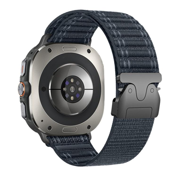 For Samsung Galaxy Watch Ultra 47mm / Ultra 2025 Parachute Buckle Wave Texture Nylon Watch Band
