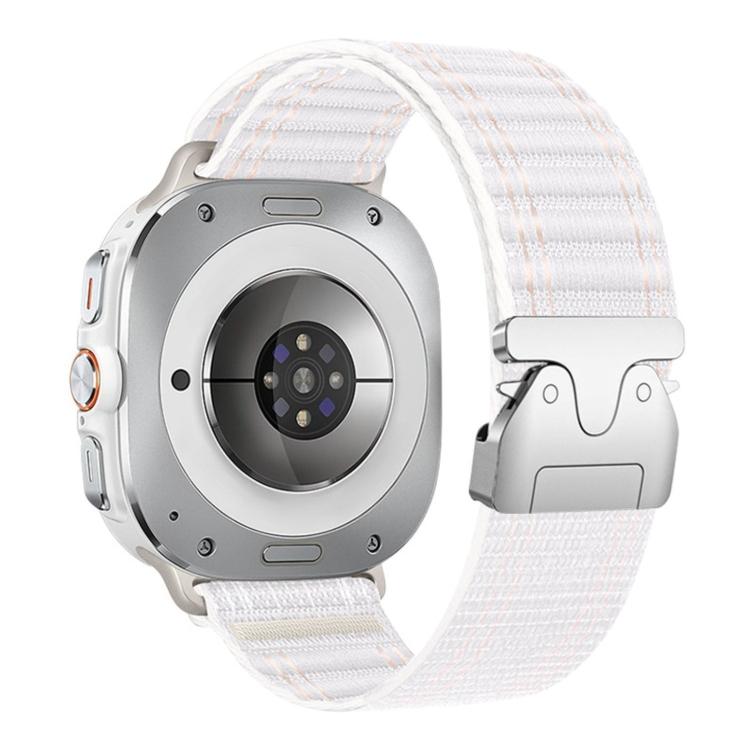 For Samsung Galaxy Watch Ultra 47mm / Ultra 2025 Parachute Buckle Wave Texture Nylon Watch Band
