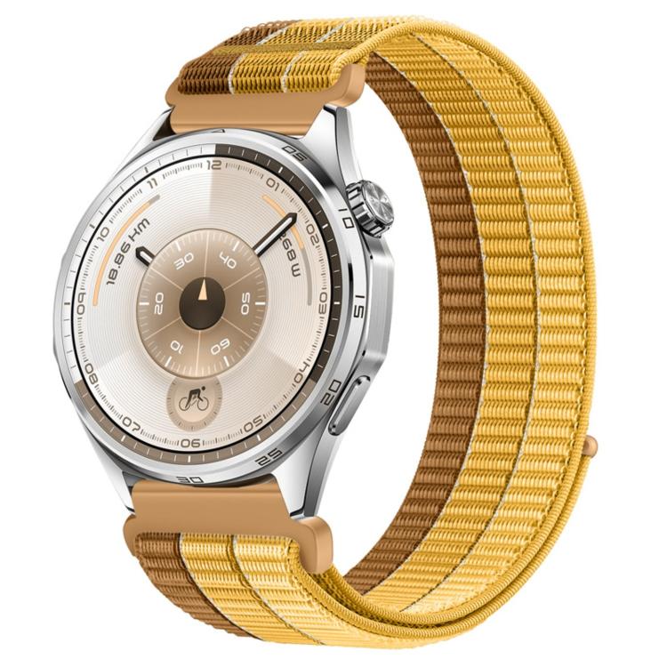 18mm Triple-Loop Nylon Woven Hook and Loop Fastener Watch Band