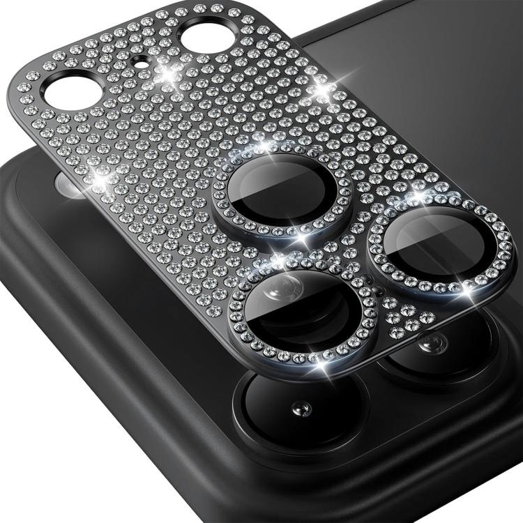 For iPhone 17 Pro Max ENKAY Hat-Prince Blink Diamond Camera Lens Aluminium Alloy Tempered Glass Film