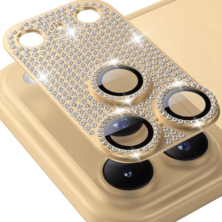 For iPhone 17 Pro Max ENKAY Hat-Prince Blink Diamond Camera Lens Aluminium Alloy Tempered Glass Film