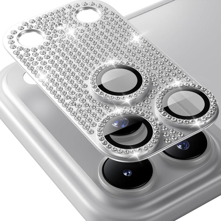 For iPhone 17 Pro Max ENKAY Hat-Prince Blink Diamond Camera Lens Aluminium Alloy Tempered Glass Film