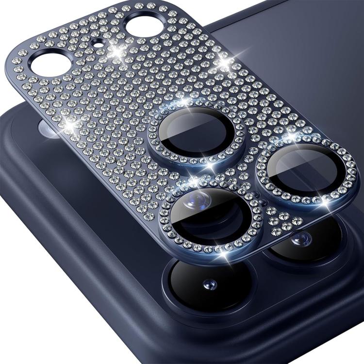 For iPhone 17 Pro Max ENKAY Hat-Prince Blink Diamond Camera Lens Aluminium Alloy Tempered Glass Film