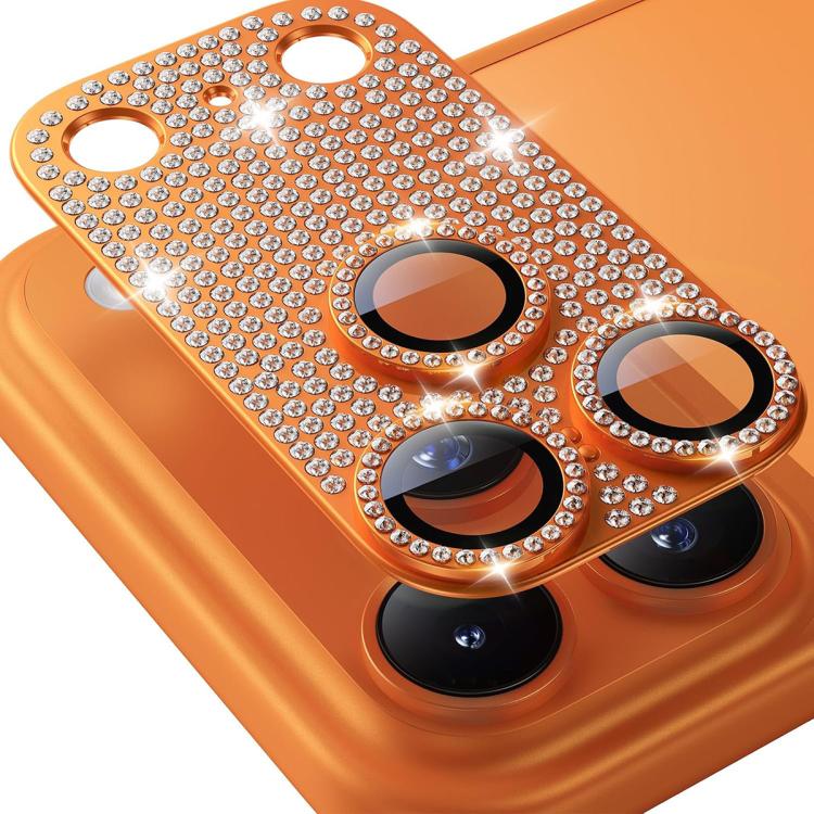 For iPhone 17 Pro Max ENKAY Hat-Prince Blink Diamond Camera Lens Aluminium Alloy Tempered Glass Film