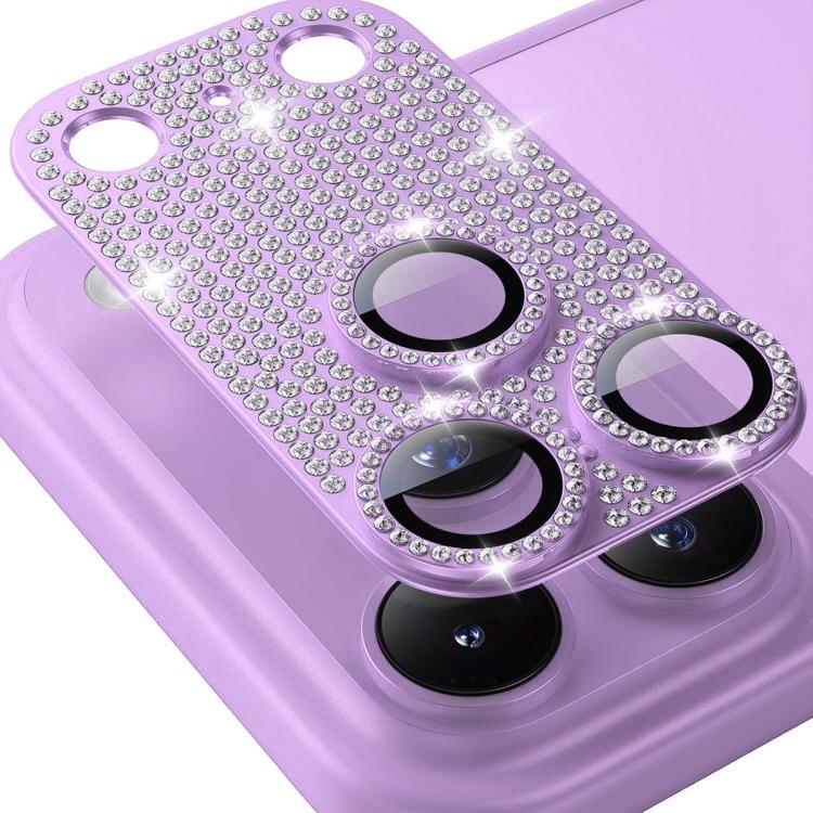 For iPhone 17 Pro Max ENKAY Hat-Prince Blink Diamond Camera Lens Aluminium Alloy Tempered Glass Film