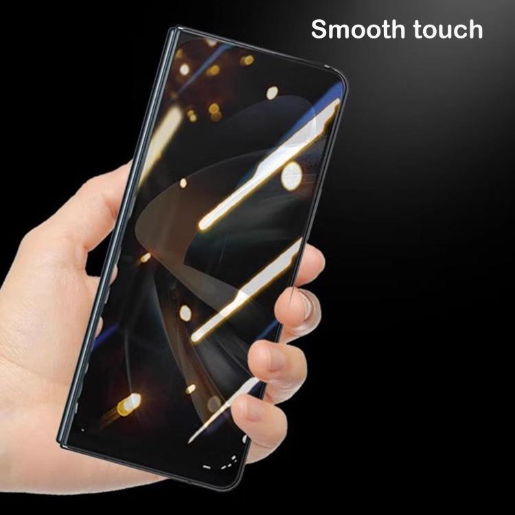 For Samsung Galaxy Z Fold6 10pcs 360-Degree Privacy Silk-Screen Print Large Curved Edge High-Aluminium Tempered Glass Film