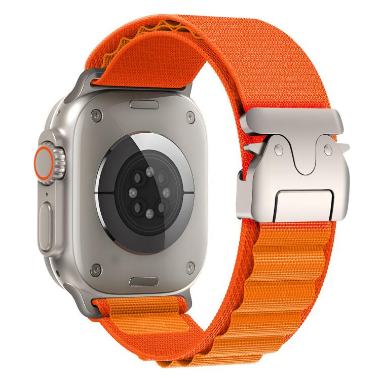 For Apple Watch 46mm / 49mm / 45mm / 44mm Parachute Buckle High Mountain Nylon Loop Watch Band
