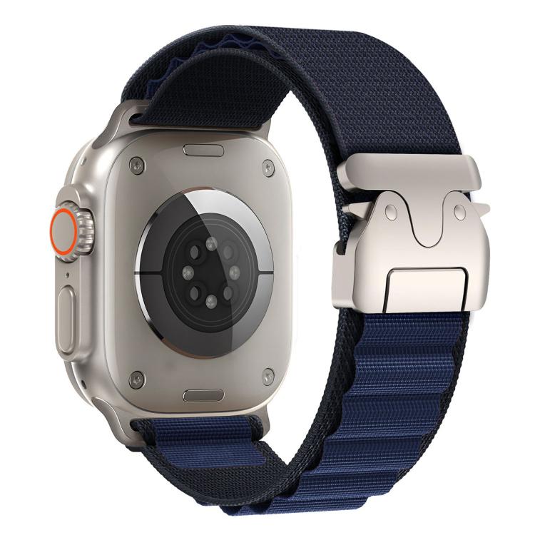 For Apple Watch 46mm / 49mm / 45mm / 44mm Parachute Buckle High Mountain Nylon Loop Watch Band