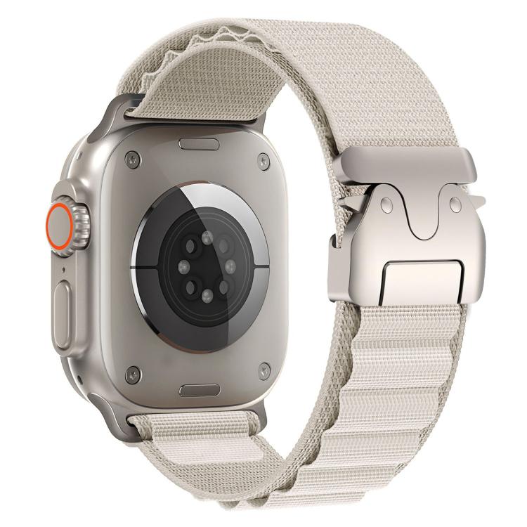 For Apple Watch 46mm / 49mm / 45mm / 44mm Parachute Buckle High Mountain Nylon Loop Watch Band