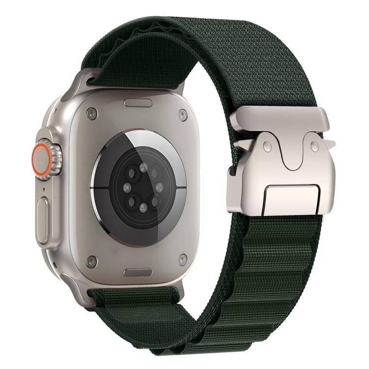For Apple Watch 42mm / 41mm / 40mm / 38mm Parachute Buckle High Mountain Nylon Loop Watch Band