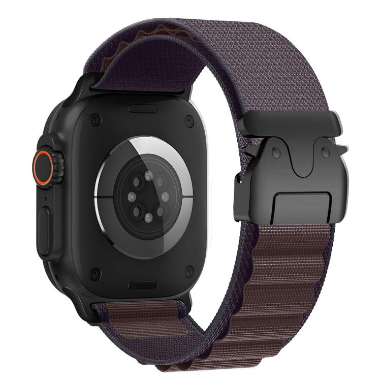 For Apple Watch 42mm / 41mm / 40mm / 38mm Parachute Buckle High Mountain Nylon Loop Watch Band