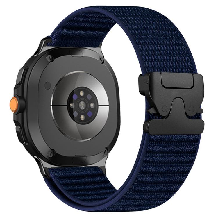 For Samsung Galaxy Watch8 / Watch8 Classic Parachute Buckle Mountain Pattern Woven Nylon Metal Tip Watch Band