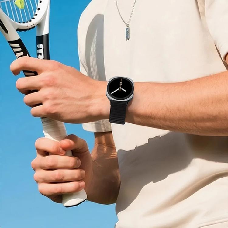 For Samsung Galaxy Watch8 / Watch8 Classic Parachute Buckle Mountain Pattern Woven Nylon Metal Tip Watch Band